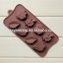 Soft silicone candy accessories lovely leaves shaped chocolate mold