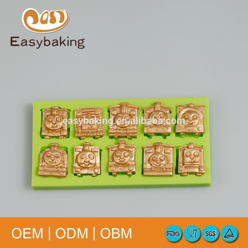 Arrival Item 8 Cavities Thomas Trains Cake Decorating Fondant Silicone Mould