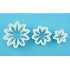 Holiday Cake Decorating Tools Sun Flower Plastic Cutter Cookie
