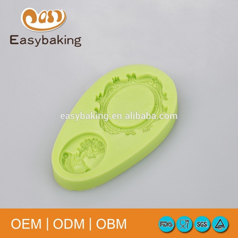 New Pattern Avatar Pendant Mold Cake Decorating Silicone Biscuits Mold For Arts & Crafts