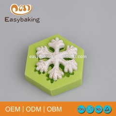 Hexagon Silikonform Schneeflocke Putty zum Dekorieren von Kuchen