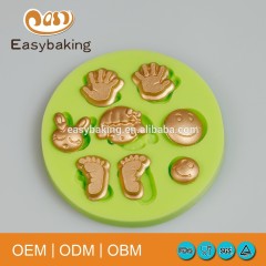 Hot selling baby series cake molds silicone