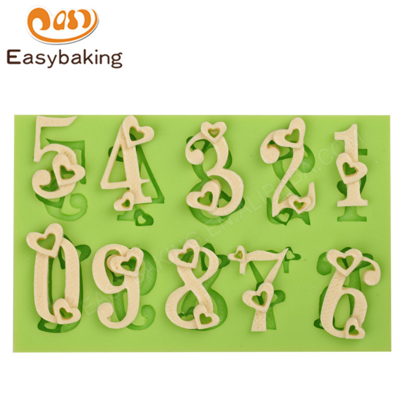 Alphabet Silicone Mold Fondant Sugarcraft Cake Decorating Tools
