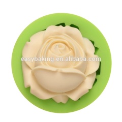 FDA approval rose flower shape handmade silicone soap mold