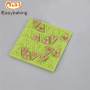 Hot Sell Alphabets Sugar Silicone Mold  Silicone Decoration Tools