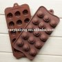 15 Cavities Jelly Candy Tools Round Silicone Chocolate Mold