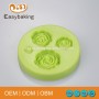 Classic 4 In 1 Daisy Gumpaste Rose Flower Silicone Cake Decorate Molds