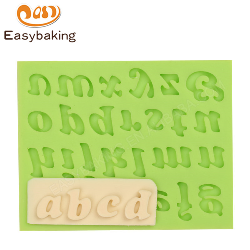 Alphabet Fondant Mould Silicone Molds for Cake Decorating