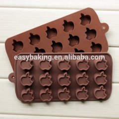 High quality apple shape silicone chocolate mold jelly mould cake decorating