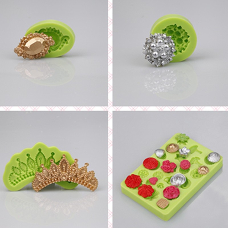 Five Different Design Pocket Watch Chocolate Molds Silicone Cake Decoration Molds