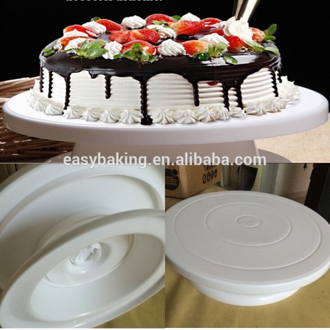 Cake Decorating Tools Plastic Revolving Cake Stand Cake Turntable