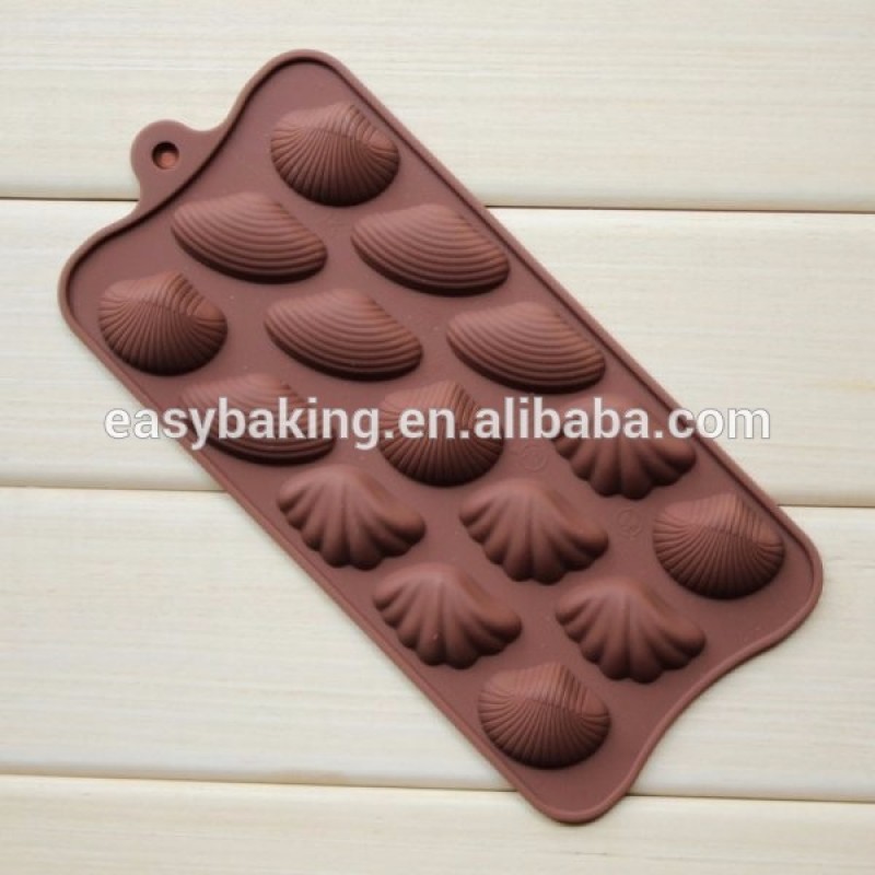 Hot Selling 2017 Amazon Seashell Chocolate Molding Silicone