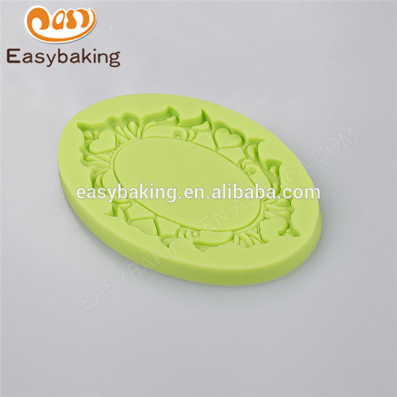 Attractive price new type 109*73*10 silicone chocolate cake mould