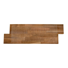 Restaurant decorative wooden paneling brown self-adhesive wood stick wall panel