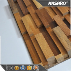Natural Material 3D Wood Wall Panel for Home Decoration