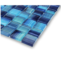 crystal glass mosaic tile for swimming pool tile price