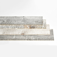 Reclaimed wood planks 3d wall panel distressed antique white tile slat wood panels