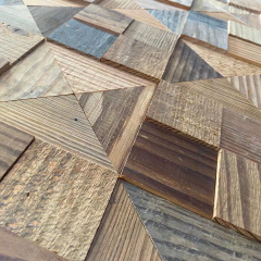 Rustic wood 3d interior decorative paneling backsplash peel and stick wall panels
