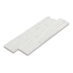 New design white plank wooden gluing wall panels restaurant wood cladding panel