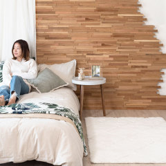 3d effect real wooden brown shuttering panels ply wood wall paneling cladding