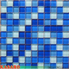 Sea Glass Tile, Glass Mosaic For Swimming Pool Tile, Swimming Pool Tile For Sale (KSL14104)