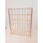 Hot Sale Kitchen or Office Tool Metal Wire File Rose Gold Mounted Hanging Wall file Organizer