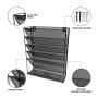 Wideny office & home wire metal desk storage holder mesh Black Hanging wall mounted file document paper Organizer