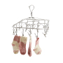 Hangers For Socks with Twenty Clips Wind-Proof Space-Saving Clothes Hangers for College Dorm