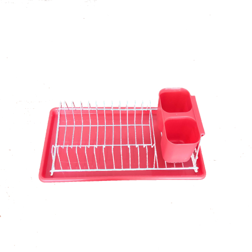 Home Powder Coated Steel Blue Mini Wire Kitchen Dish Rack Dish Drying Rack For Bowl