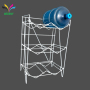 Powder Coated Metal Wire 5 Gallon Display Water Bottle Stand Rack for Storage at Home or Office