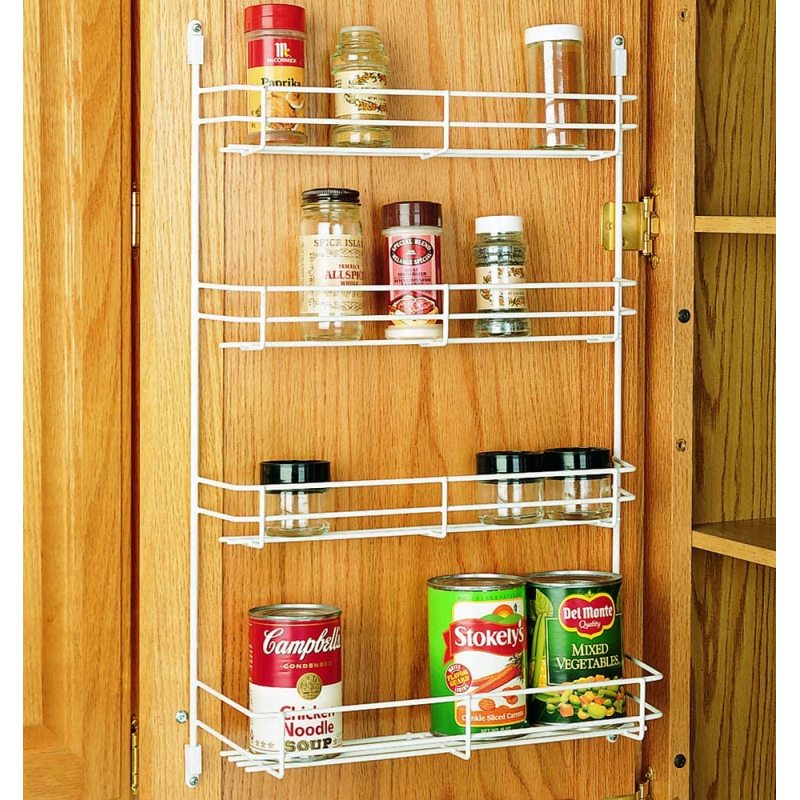 Wideny  Home Storage Organizer3 tier  Metal wire Iron Kitchen wall mount display jar spice rack
