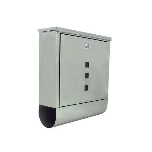 2019 Amazon Hot Sale  High quality wholesale commercial mini stainless steel lockable Waterproof Letter Box mailbox