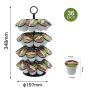 Kitchen Office Home Four Layers 36 holes  Rotating Wire Coffee Pod Holder for K-cup