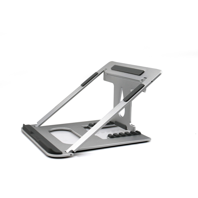Easy Carry Laptop Stand, Aluminum Foldable Holder Adjustable Height Adjustable Laptop Stand