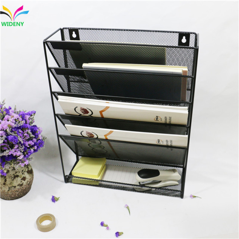 hot wall mounted metal file letter organizer tray file tray