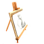 Portable Wooden Tripod Tabletop Display Easel for Sketching Painting