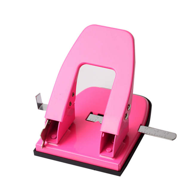 Metal 12 sheets animation paper puncher 6mm double hole punch paper hole punch machine