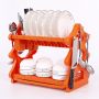 professional corner 2 tier roll up kitchen over the sink drying dish rack