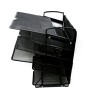 Wideny metal mesh 3 Tier Stackable Desk Document Letter Organizer file Trays