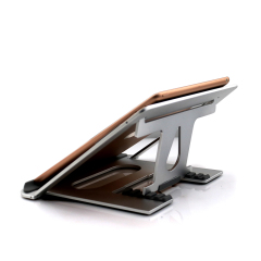 WIDENY Ergonomic Portable Home Office Desktop Adjustable Folding Aluminium Laptop Stand for Home Working Book Phone Desk Holder