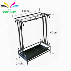 Custom design Home Garden hotel indoor or outdoor cheap metal iron wire foldable folding umbrella display stand for holder