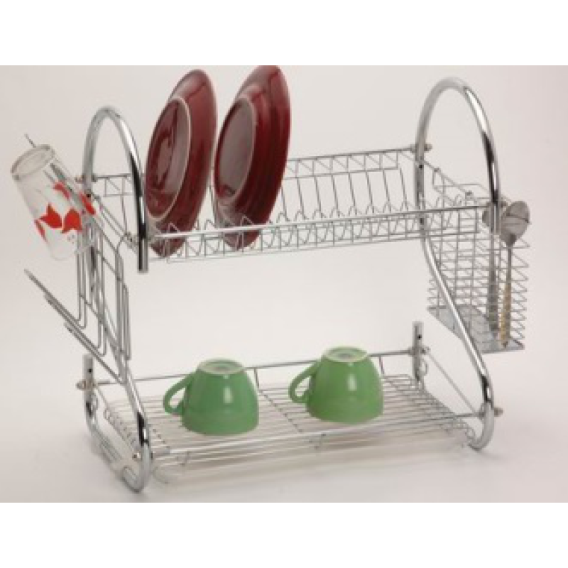 drying racks with Drainboard Chrome metal  stainless Steel bowl holder dish drainer rack