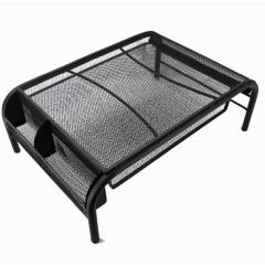 Wideny wholesale desktop multi-functional office stationery metal mesh computer desk with drawer