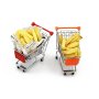 Amazon Hot Sale Folding Custom Dimensions Wheels for Toy Car Supermarket Standard Shopping Trolley Cart