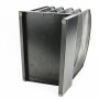 5 compartments desktop black mesh metal paper office magazine file holder