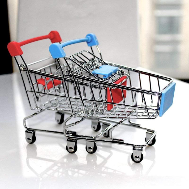 New Supply Personal Mall Toys Kids & Toddler Groceries Supermarket Trolley Seat Metal Toy Shopping Cart
