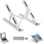 Wideny Home Office Ergonomic Aluminium Desktop Adjustable Portable Folding Multifunctional Laptop Table for Phone Desk Stand