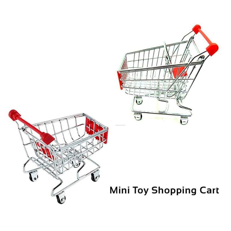 High quality customized supermarket metal baby toys shopping trolley cart