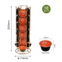 High Quality Perfect Gift Smooth Silent Spinning Coffee Pod Rack rotatable coffee capsule stand