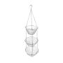 High Quality Wholesale Wire Metal Hanging for Kitchen and Wedding Decoration Fruit Iron Basket Stand
